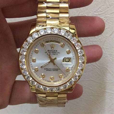 reloj rolex diamantado|Rolex engastados reloj.